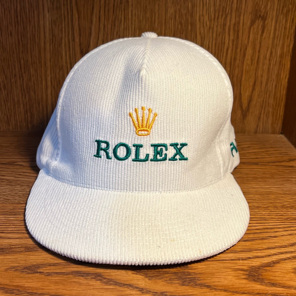 Registry Euro White Corduroy Rolex Hat Adjustable Registry Euro White Corduroy Rolex Hat Adjustable